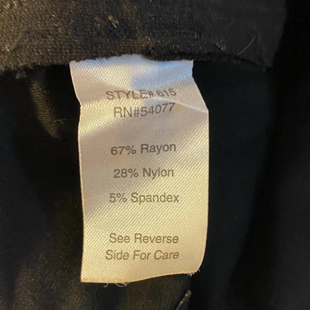 CAbi Black Asymmetrical Women's Blazer Moto Jacket, Size M - Picture 5 of 5